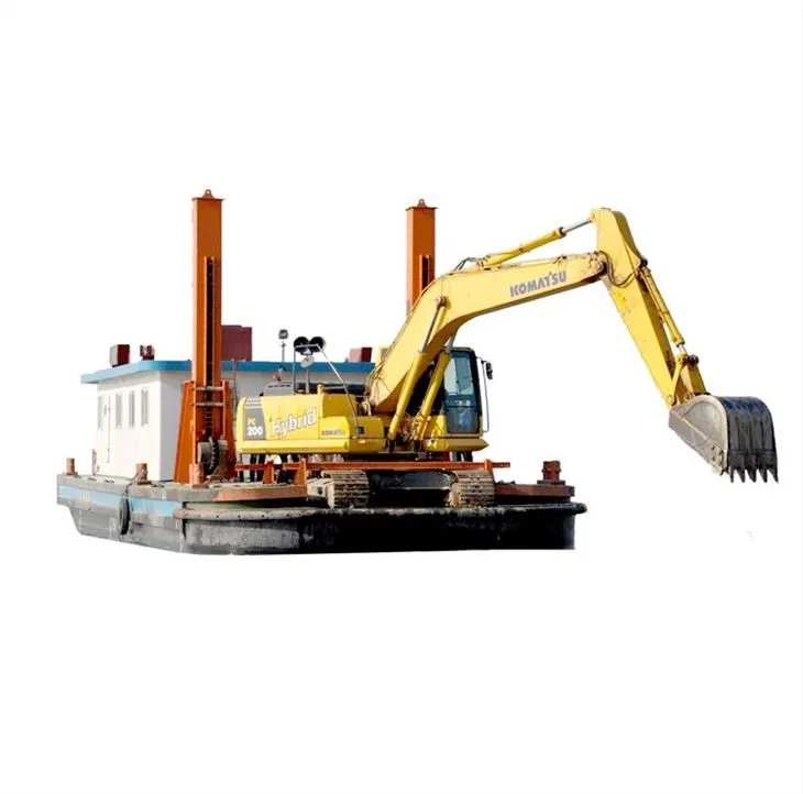 Hydraulic Backhoe Dredger For Channel Dredging